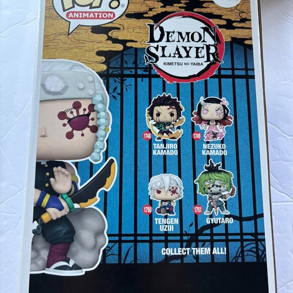 NEW 2025 TargetCon Demon Slayer Tengen Uzui 10'' Jumbo Funko Pop Figure #1801 - Picture 8 of 10